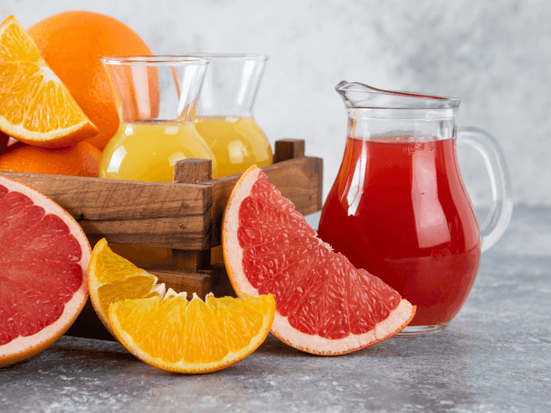 Fresh juice (orange, grapefruit)